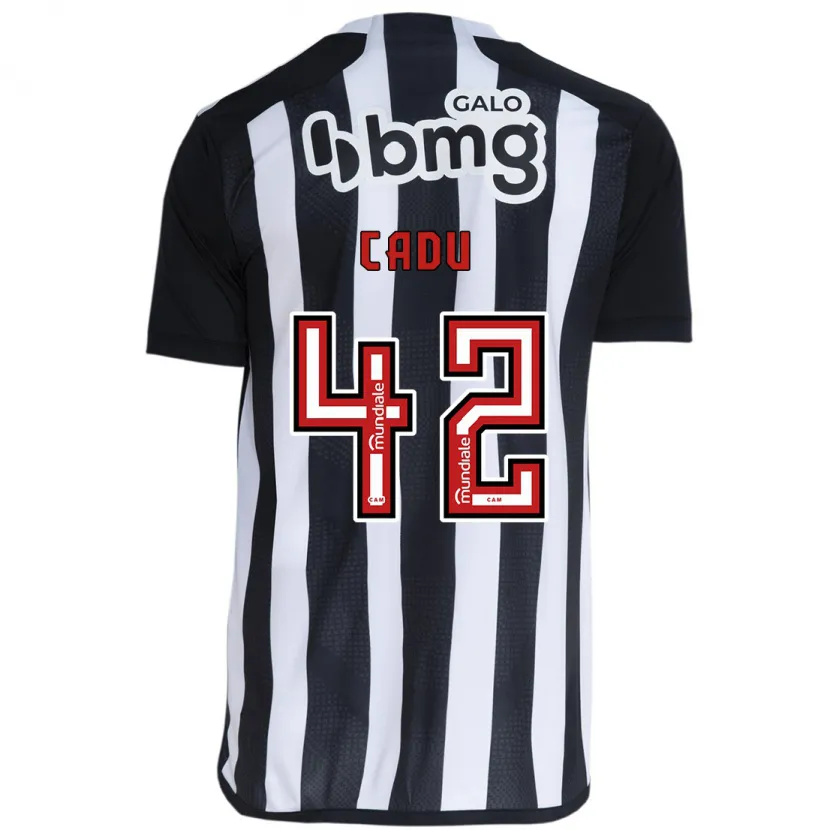 Danxen Enfant Maillot Cadu #42 Blanc Noir Tenues Domicile 2024/25 T-Shirt