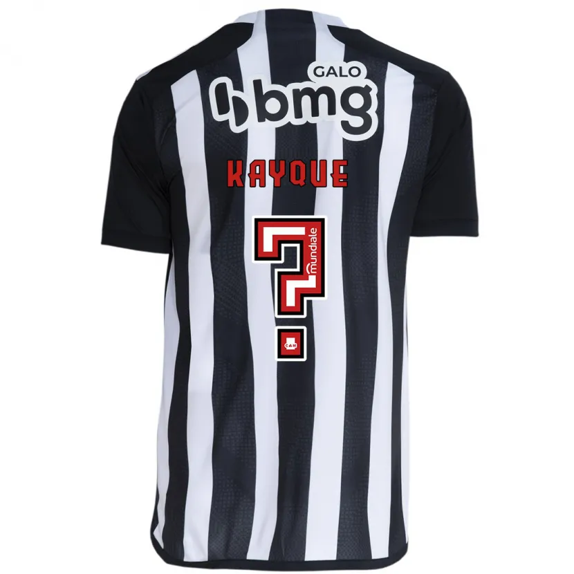 Danxen Enfant Maillot Kayque #0 Blanc Noir Tenues Domicile 2024/25 T-Shirt