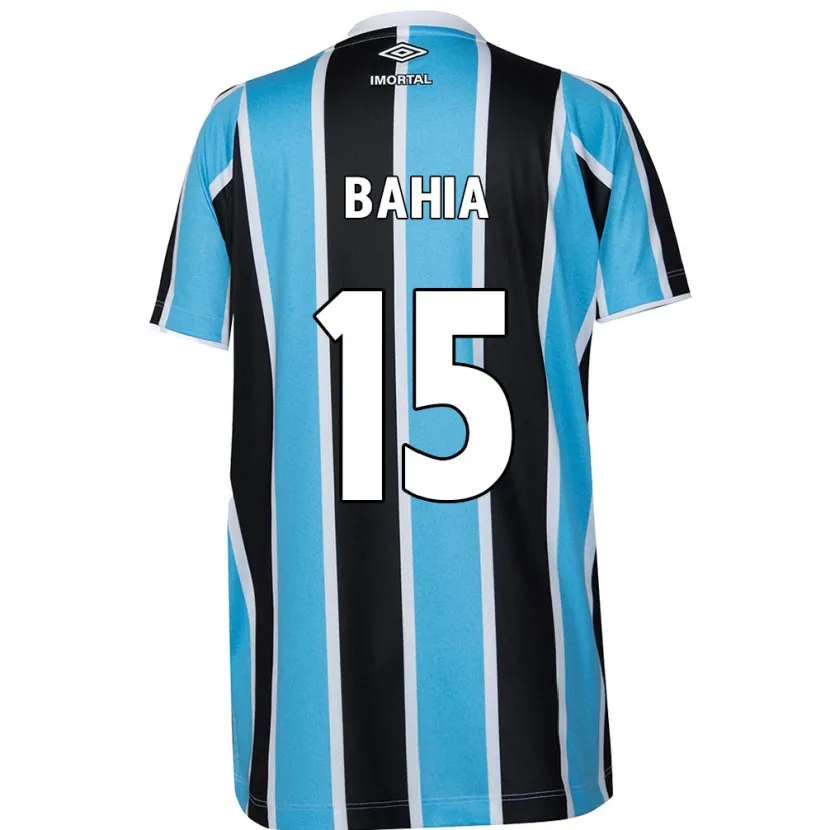 Danxen Enfant Maillot Raíssa Bahia #15 Bleu Noir Blanc Tenues Domicile 2024/25 T-Shirt