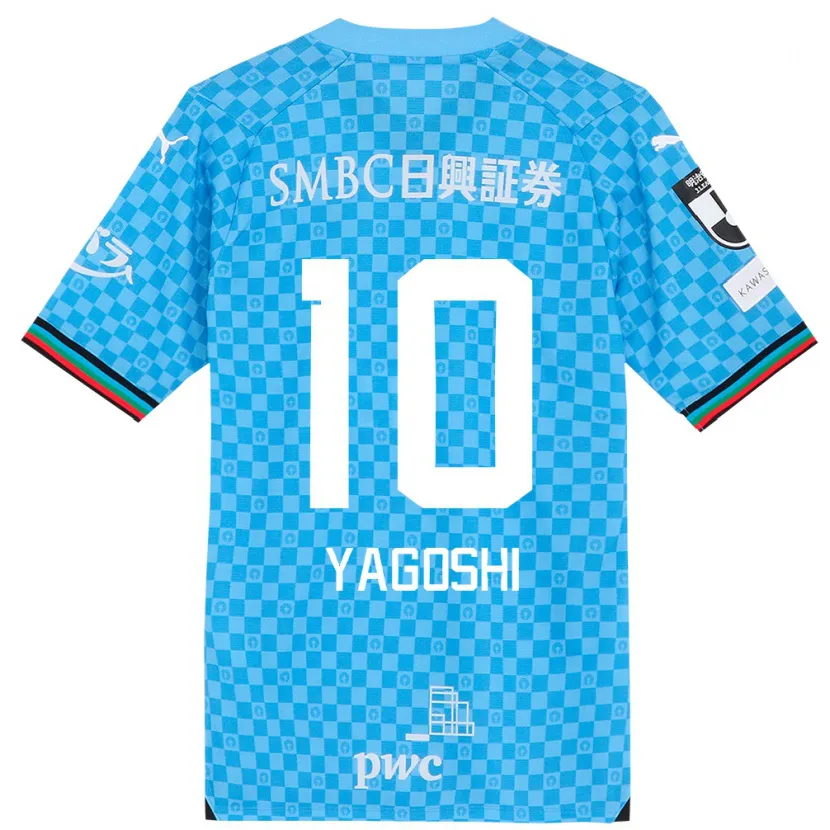 Danxen Enfant Maillot Mikito Yagoshi #10 Bleu Azur Tenues Domicile 2024/25 T-Shirt