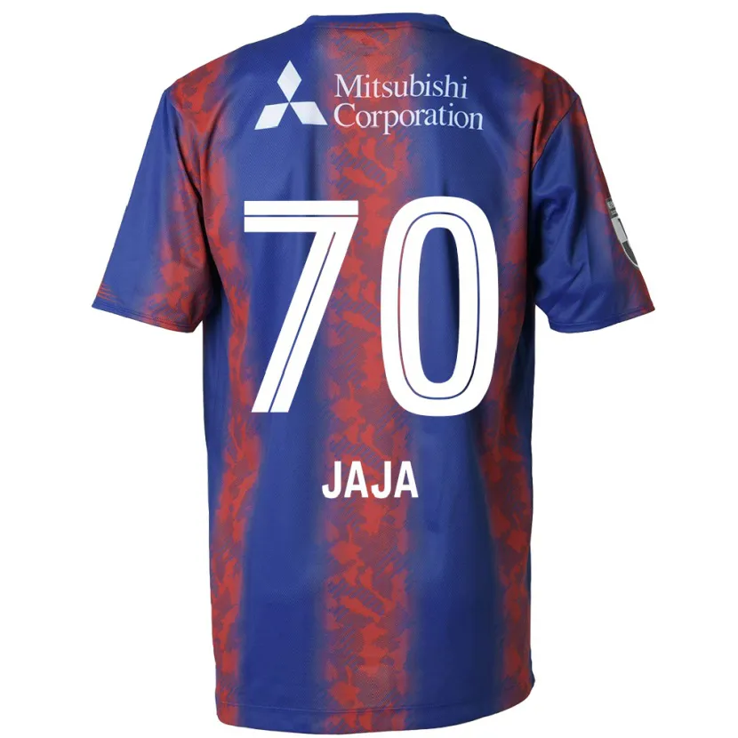 Danxen Enfant Maillot Jája Silva #70 Bleu Rouge Tenues Domicile 2024/25 T-Shirt