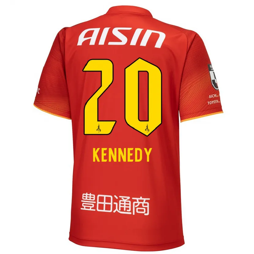 Danxen Enfant Maillot Kennedy Egbus Mikuni #20 Rouge Blanc Jaune Tenues Domicile 2024/25 T-Shirt