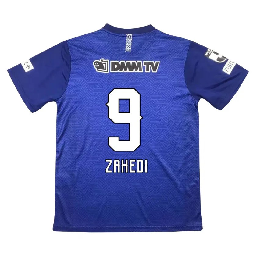 Danxen Enfant Maillot Shahab Zahedi #9 Bleu Foncé Tenues Domicile 2024/25 T-Shirt