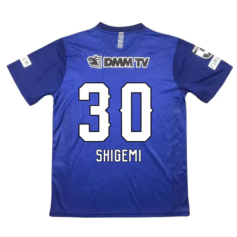 Danxen Enfant Maillot Masato Shigemi #30 Bleu Foncé Tenues Domicile 2024/25 T-Shirt