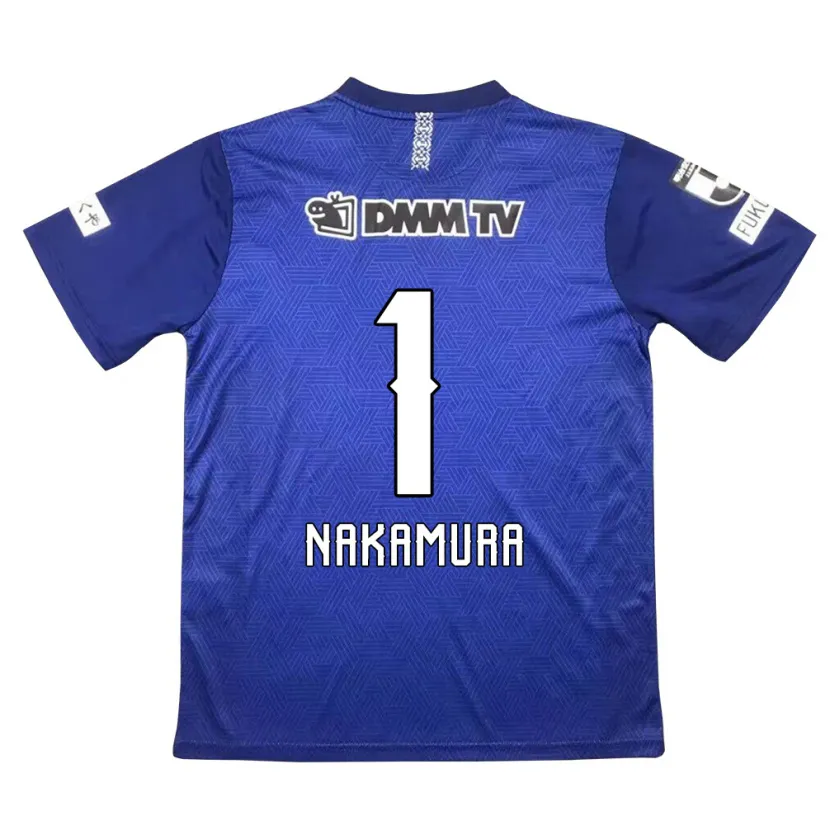 Danxen Enfant Maillot Seigo Nakamura #1 Bleu Foncé Tenues Domicile 2024/25 T-Shirt