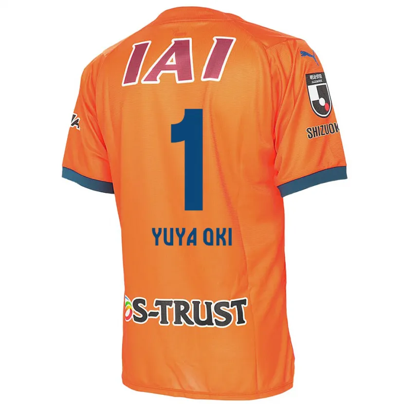 Danxen Enfant Maillot Yuya Oki #1 Bleu Orange Tenues Domicile 2024/25 T-Shirt