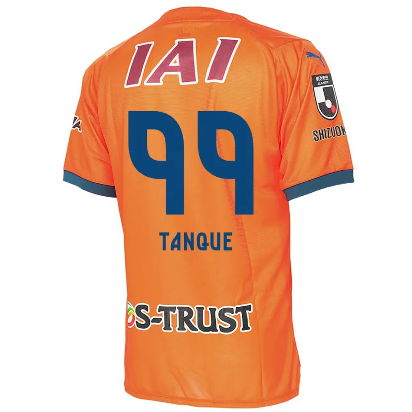 Danxen Enfant Maillot Douglas Tanque #99 Bleu Orange Tenues Domicile 2024/25 T-Shirt