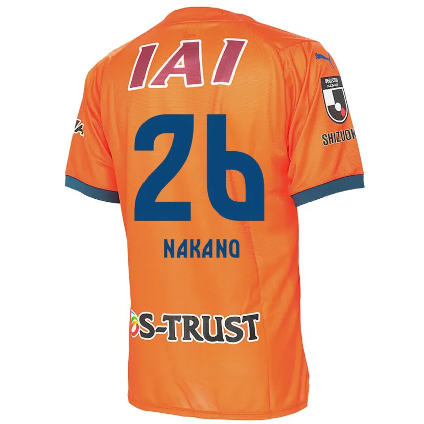 Danxen Enfant Maillot Takeru Nakano #26 Bleu Orange Tenues Domicile 2024/25 T-Shirt