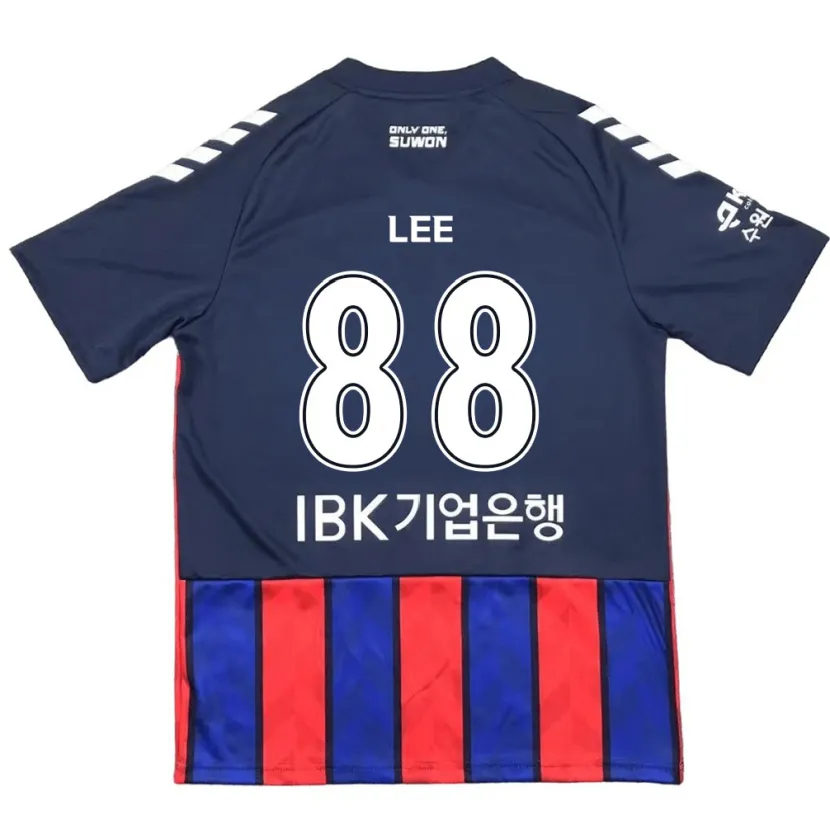 Danxen Enfant Maillot Yong Lee #88 Bleu Rouge Tenues Domicile 2024/25 T-Shirt