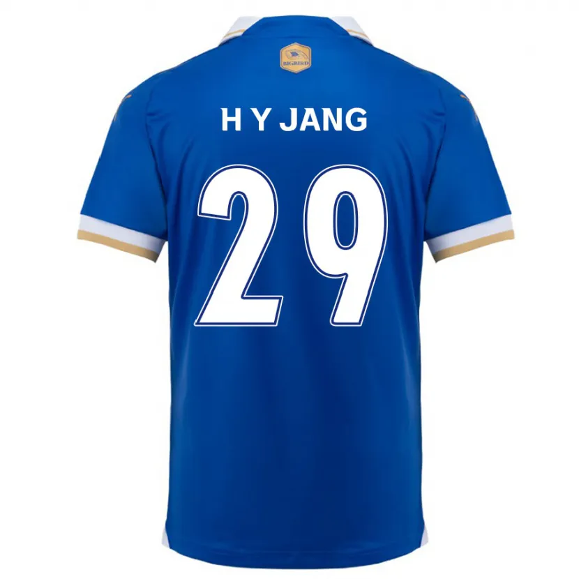 Danxen Enfant Maillot Yo-Han Jang #29 Bleu Blanc Tenues Domicile 2024/25 T-Shirt