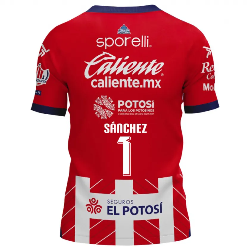 Danxen Enfant Maillot Andrés Sánchez #1 Rouge Blanc Tenues Domicile 2024/25 T-Shirt