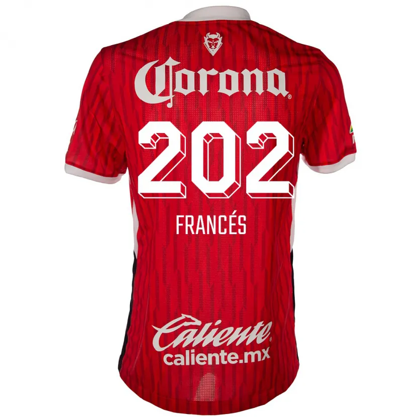 Danxen Enfant Maillot Lenin Francés #202 Rouge Blanc Tenues Domicile 2024/25 T-Shirt