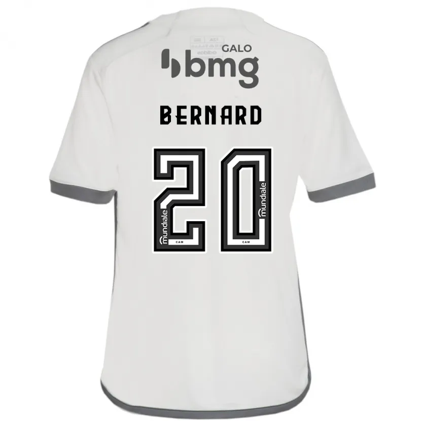 Danxen Enfant Maillot Bernard #20 Blanc Cassé Tenues Extérieur 2024/25 T-Shirt