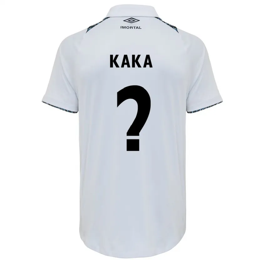 Danxen Enfant Maillot Kaká #0 Blanc Bleu Tenues Extérieur 2024/25 T-Shirt