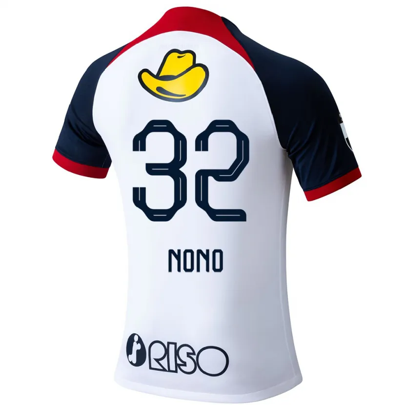 Danxen Enfant Maillot Kimito Nono #32 Blanc Bleu Rouge Tenues Extérieur 2024/25 T-Shirt