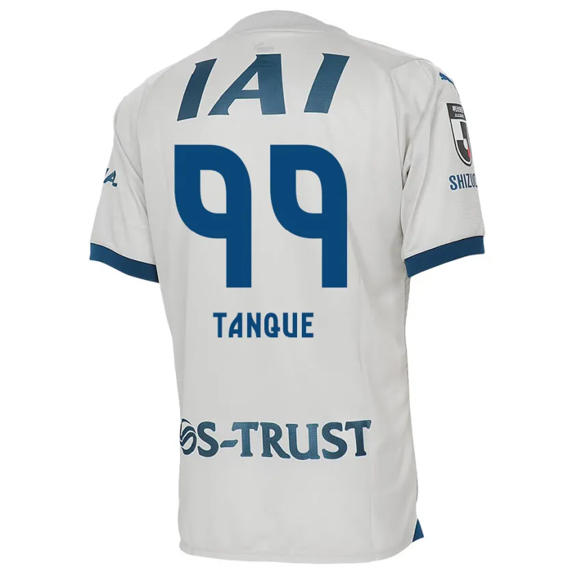 Danxen Enfant Maillot Douglas Tanque #99 Blanc Bleu Tenues Extérieur 2024/25 T-Shirt