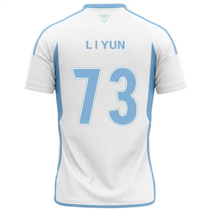 Danxen Enfant Maillot Il-Lok Yun #73 Blanc Bleu Tenues Extérieur 2024/25 T-Shirt