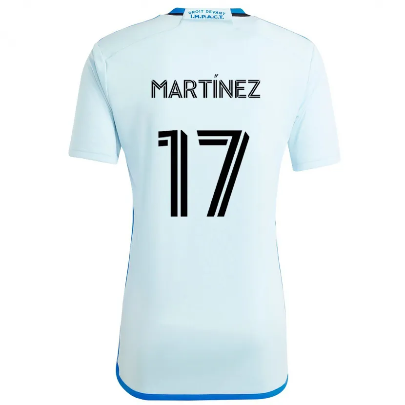 Danxen Enfant Maillot Josef Martínez #17 Glace Bleue Tenues Extérieur 2024/25 T-Shirt