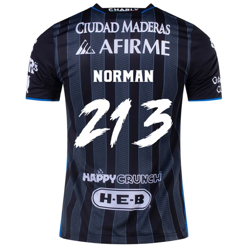 Danxen Enfant Maillot Humberto Norman #213 Blanc Noir Tenues Extérieur 2024/25 T-Shirt