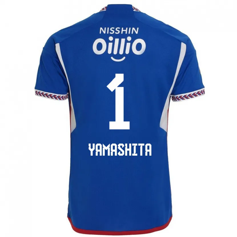 Danxen Homme Maillot Shoma Yamashita #1 Bleu Blanc Rouge Tenues Domicile 2024/25 T-Shirt