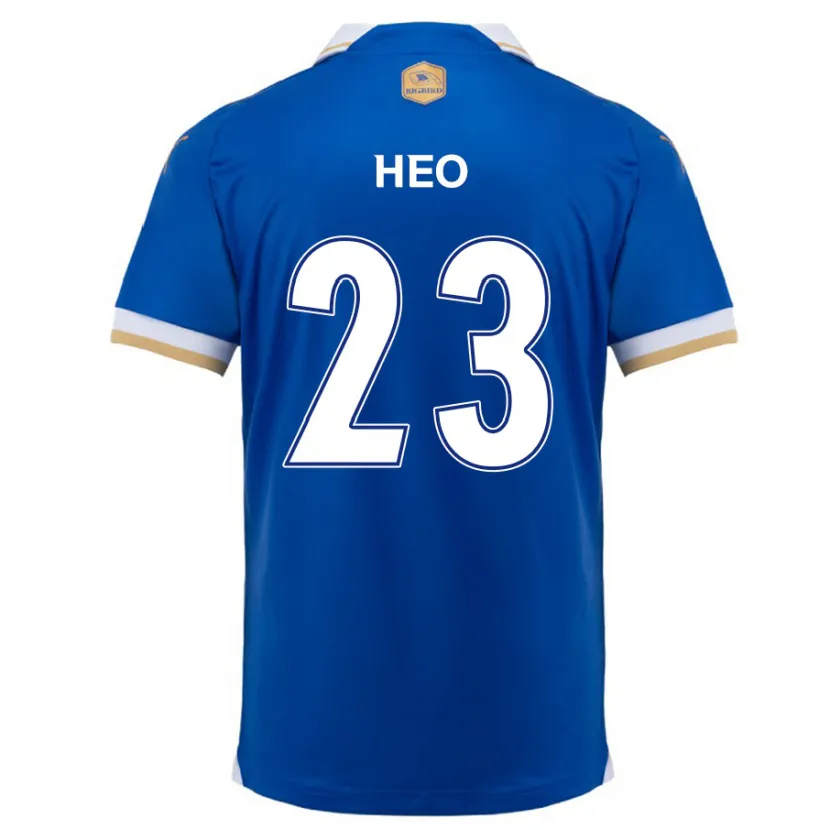 Danxen Homme Maillot Hwan Heo #23 Bleu Blanc Tenues Domicile 2024/25 T-Shirt