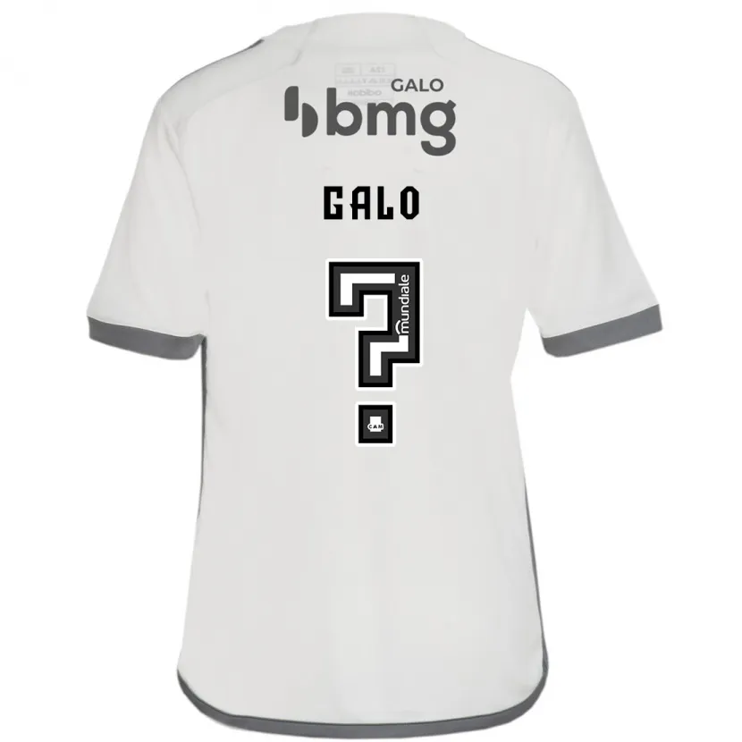 Danxen Homme Maillot Diego Galo #0 Blanc Cassé Tenues Extérieur 2024/25 T-Shirt