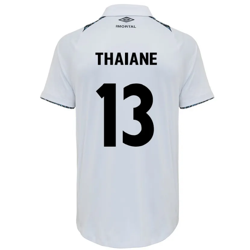 Danxen Homme Maillot Thaiane #13 Blanc Bleu Tenues Extérieur 2024/25 T-Shirt