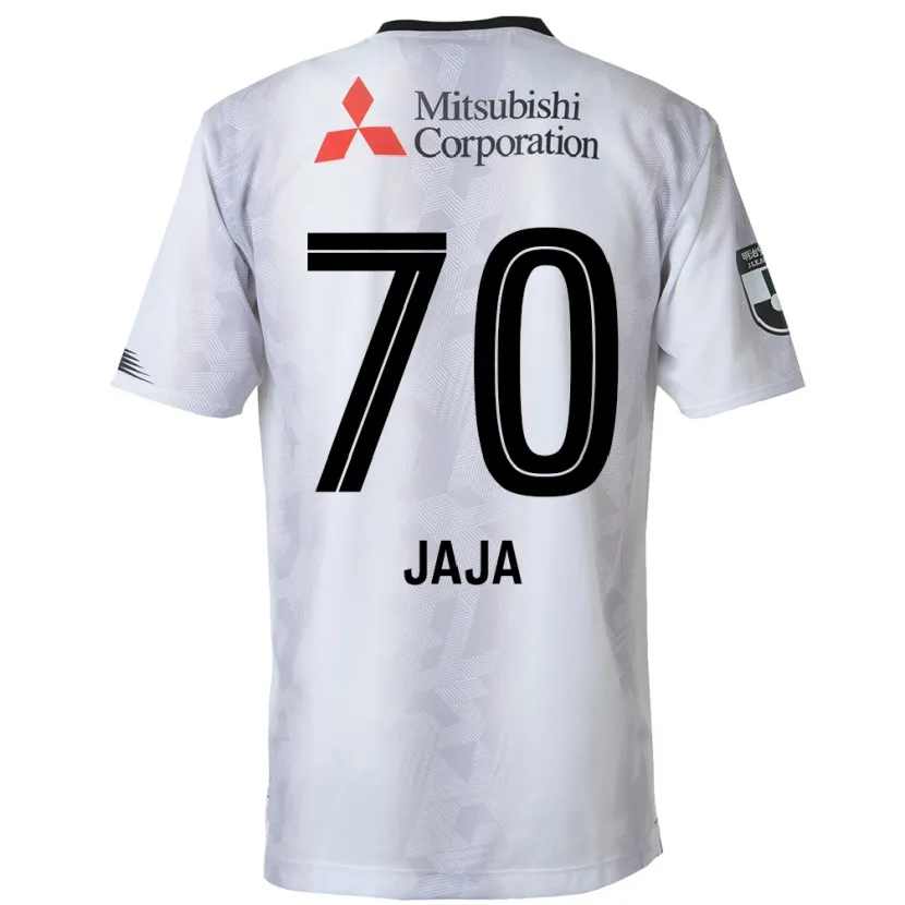 Danxen Homme Maillot Jája Silva #70 Blanc Noir Tenues Extérieur 2024/25 T-Shirt