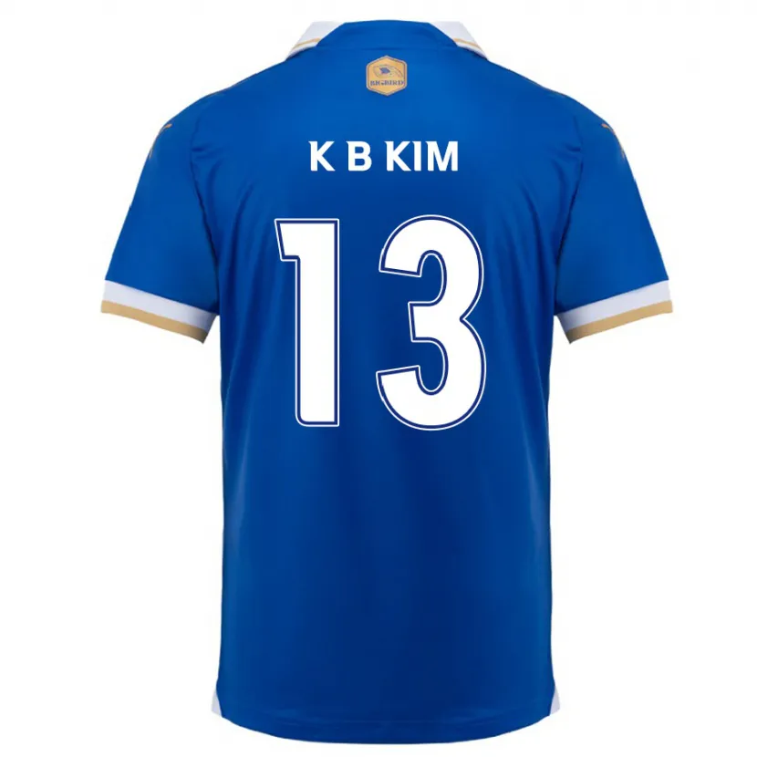 Danxen Femme Maillot Bo-Kyung Kim #13 Bleu Blanc Tenues Domicile 2024/25 T-Shirt