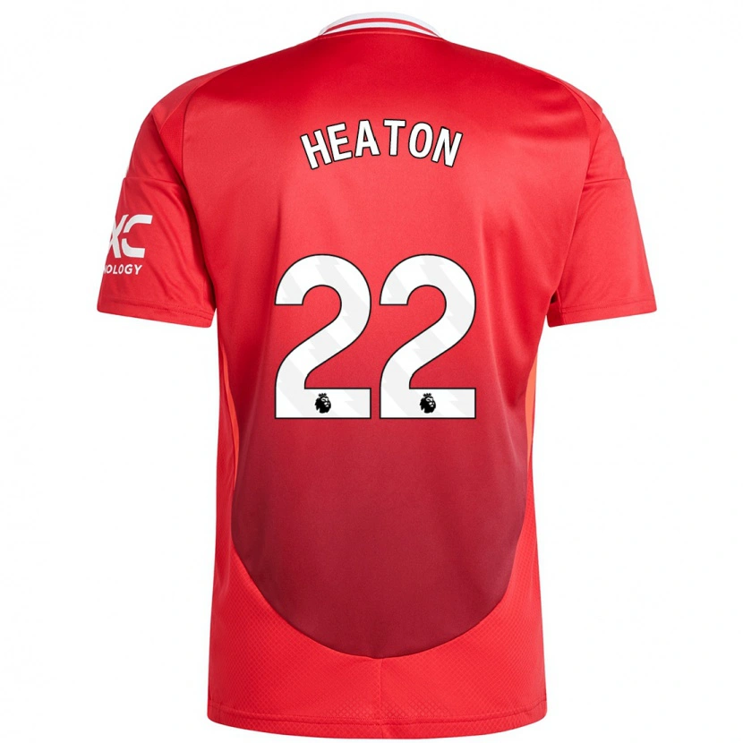 Danxen Enfant Maillot Tom Heaton #22 Rouge Vif Tenues Domicile 2024/25 T-Shirt