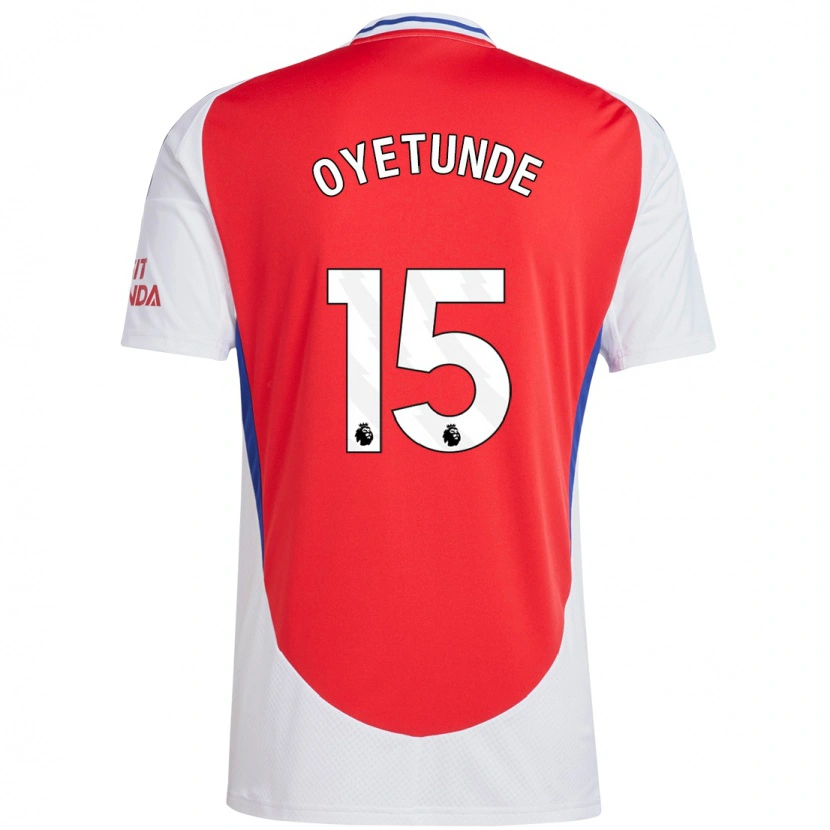 Danxen Enfant Maillot Daniel Oyetunde #15 Rouge Blanc Tenues Domicile 2024/25 T-Shirt