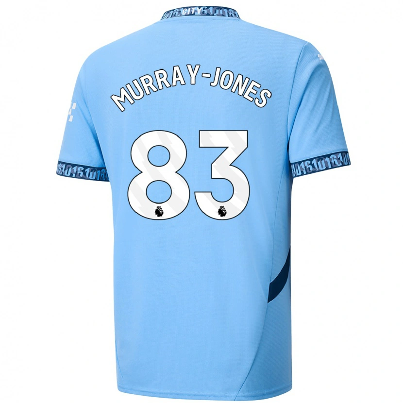 Danxen Enfant Maillot George Murray-Jones #83 Bleu Marine Tenues Domicile 2024/25 T-Shirt