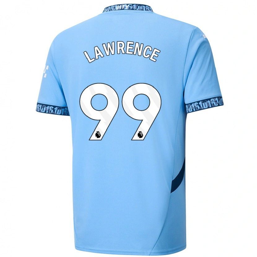 Danxen Enfant Maillot Emilio Lawrence #99 Bleu Marine Tenues Domicile 2024/25 T-Shirt