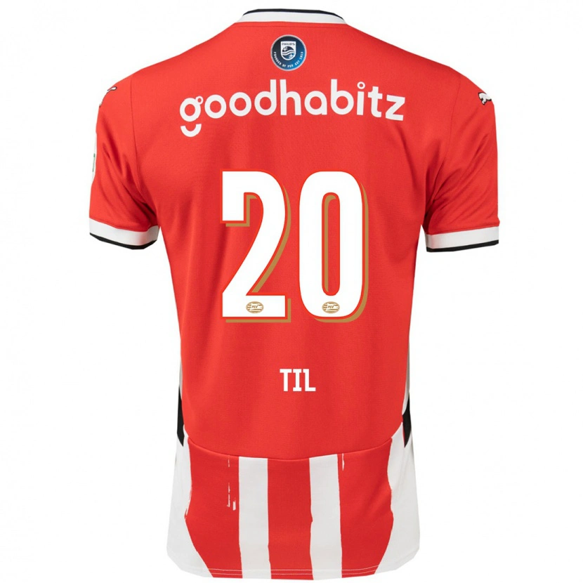 Danxen Enfant Maillot Guus Til #20 Rouge Blanc Tenues Domicile 2024/25 T-Shirt