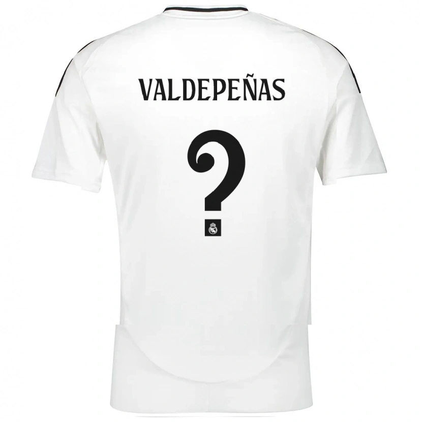 Danxen Enfant Maillot Víctor Valdepeñas #0 Blanc Tenues Domicile 2024/25 T-Shirt