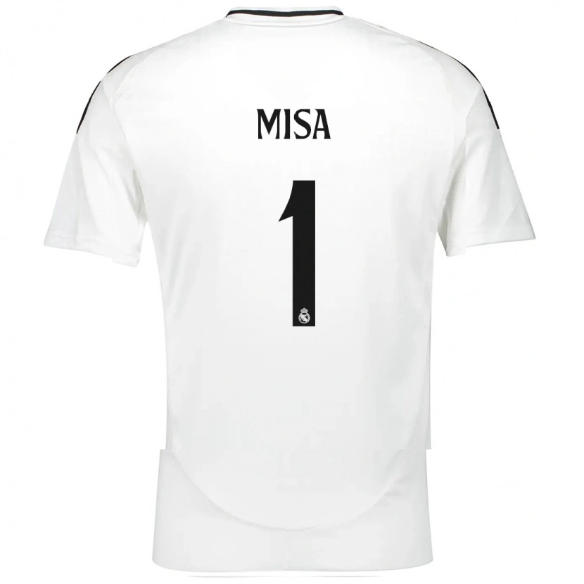 Danxen Enfant Maillot Misa Rodríguez #1 Blanc Tenues Domicile 2024/25 T-Shirt