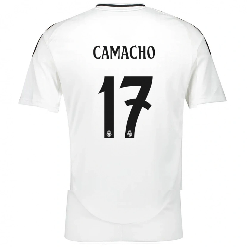 Danxen Enfant Maillot Carla Camacho #17 Blanc Tenues Domicile 2024/25 T-Shirt