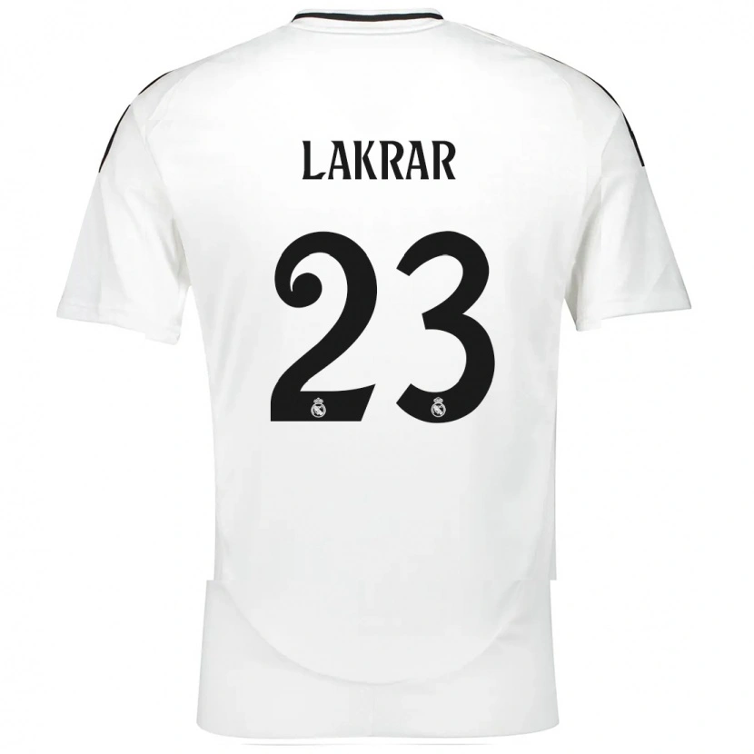 Danxen Enfant Maillot Maëlle Lakrar #23 Blanc Tenues Domicile 2024/25 T-Shirt