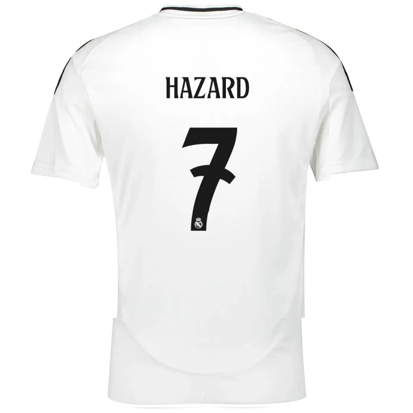 Danxen Enfant Maillot Eden Hazard #7 Blanc Tenues Domicile 2024/25 T-Shirt