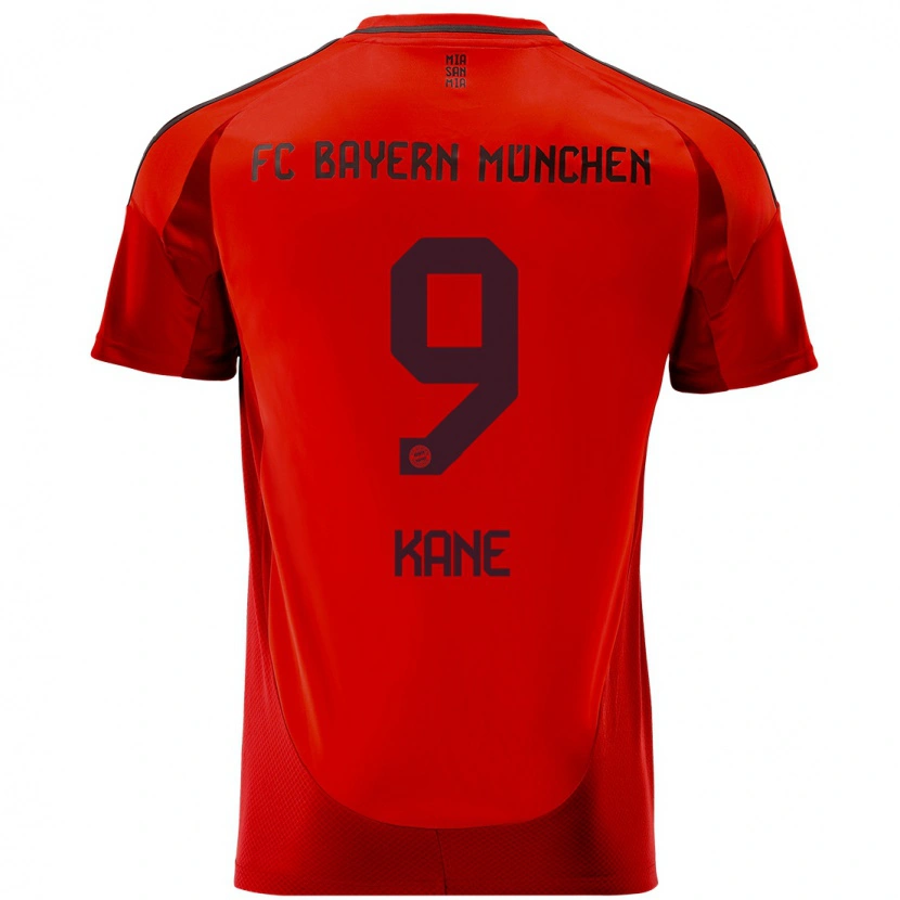 Danxen Enfant Maillot Harry Kane #9 Rouge Tenues Domicile 2024/25 T-Shirt