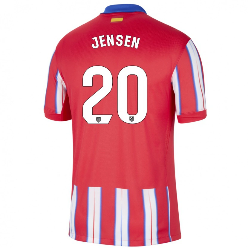 Danxen Enfant Maillot Synne Jensen #20 Rouge Blanc Bleu Tenues Domicile 2024/25 T-Shirt