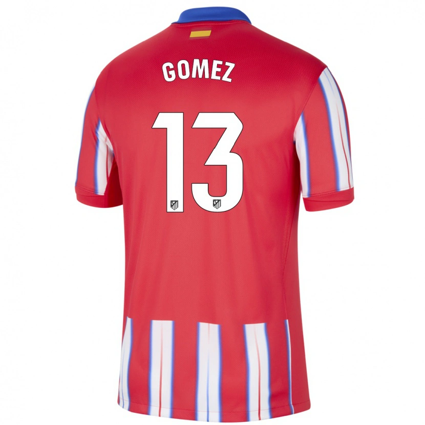 Danxen Enfant Maillot Christian Gomez #13 Rouge Blanc Bleu Tenues Domicile 2024/25 T-Shirt