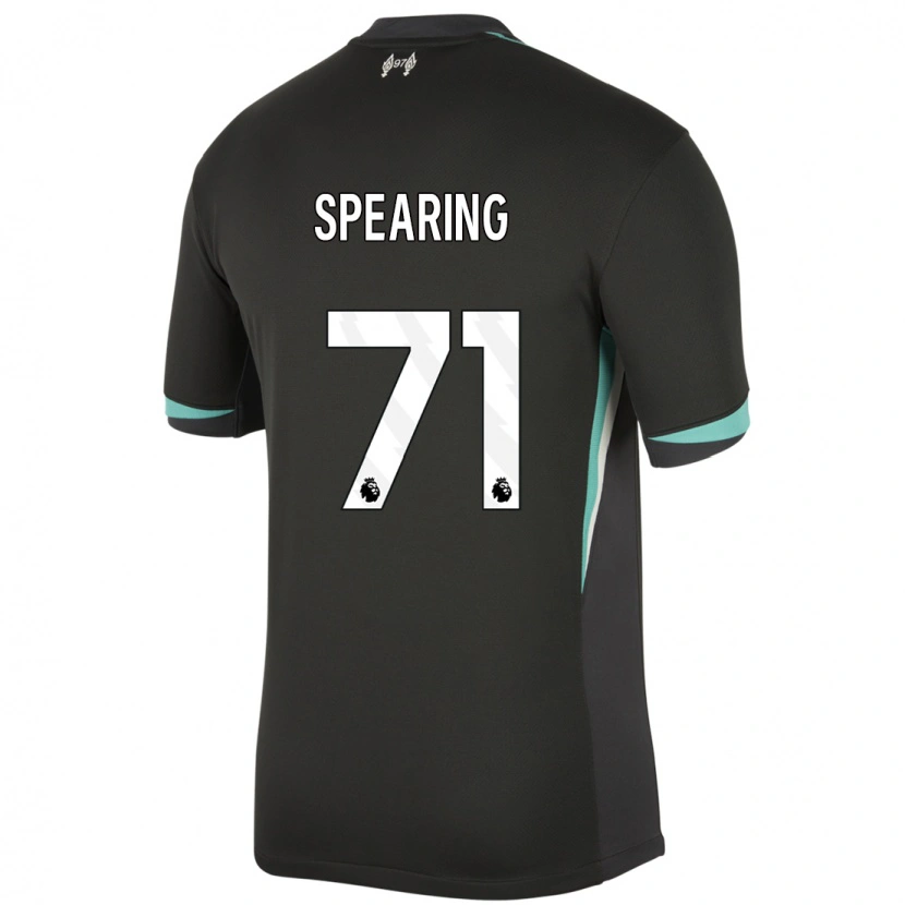 Danxen Enfant Maillot Jay Spearing #71 Noir Anthracite Blanc Tenues Extérieur 2024/25 T-Shirt