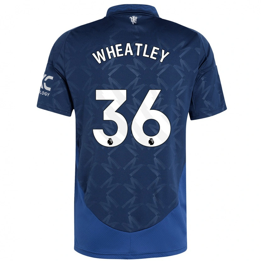 Danxen Enfant Maillot Ethan Wheatley #36 Indigo Tenues Extérieur 2024/25 T-Shirt