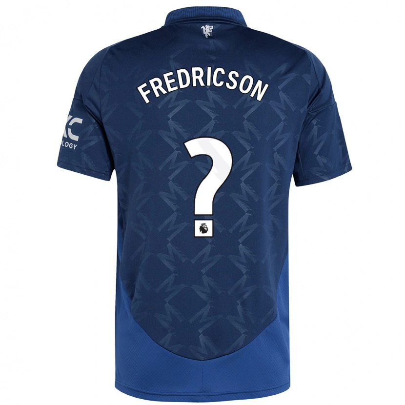 Danxen Enfant Maillot Tyler Fredricson #0 Indigo Tenues Extérieur 2024/25 T-Shirt