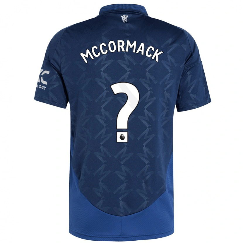 Danxen Enfant Maillot Rafe Mccormack #0 Indigo Tenues Extérieur 2024/25 T-Shirt