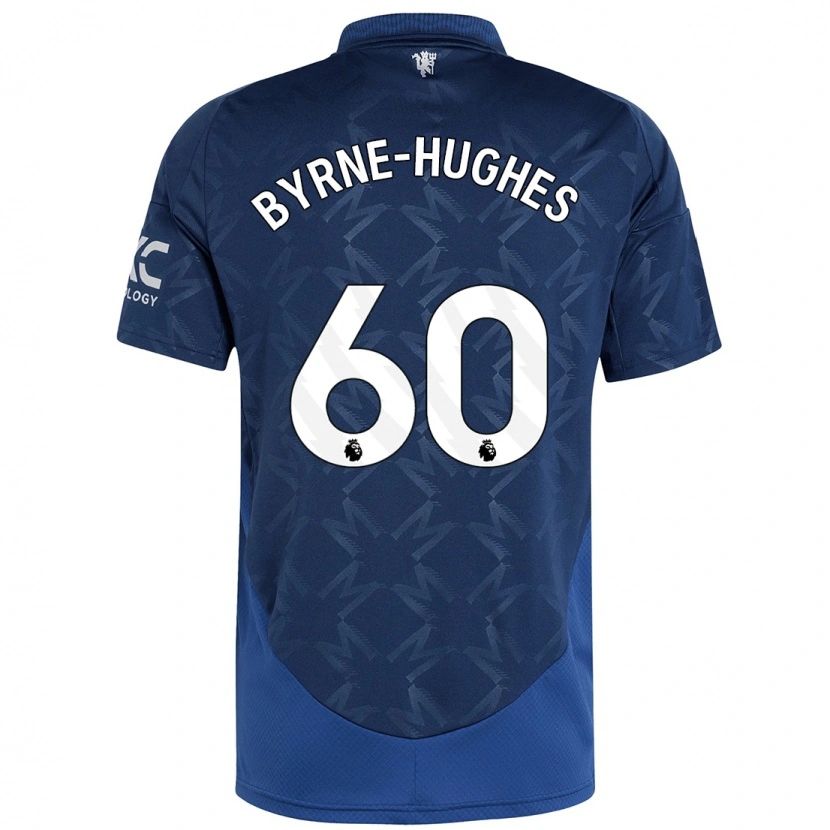 Danxen Enfant Maillot Cameron Byrne-Hughes #60 Indigo Tenues Extérieur 2024/25 T-Shirt