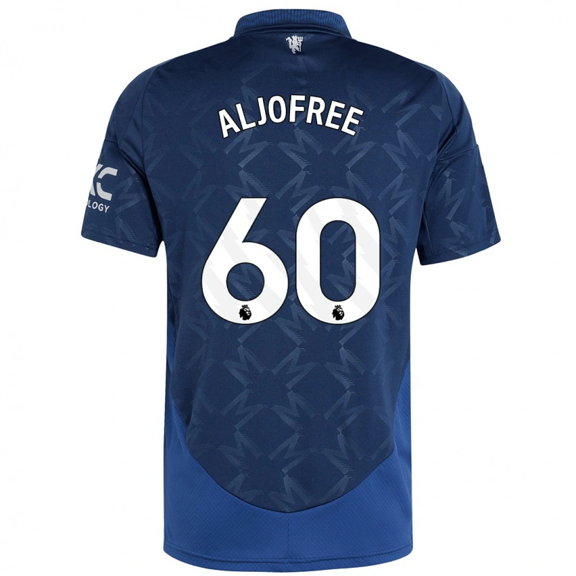 Danxen Enfant Maillot Sonny Aljofree #60 Indigo Tenues Extérieur 2024/25 T-Shirt