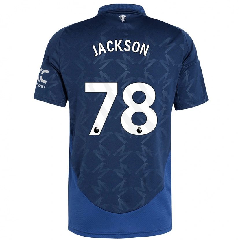 Danxen Enfant Maillot Louis Jackson #78 Indigo Tenues Extérieur 2024/25 T-Shirt