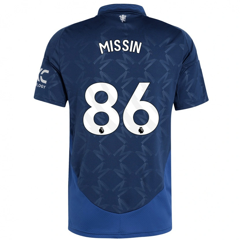 Danxen Enfant Maillot Ashton Missin #86 Indigo Tenues Extérieur 2024/25 T-Shirt